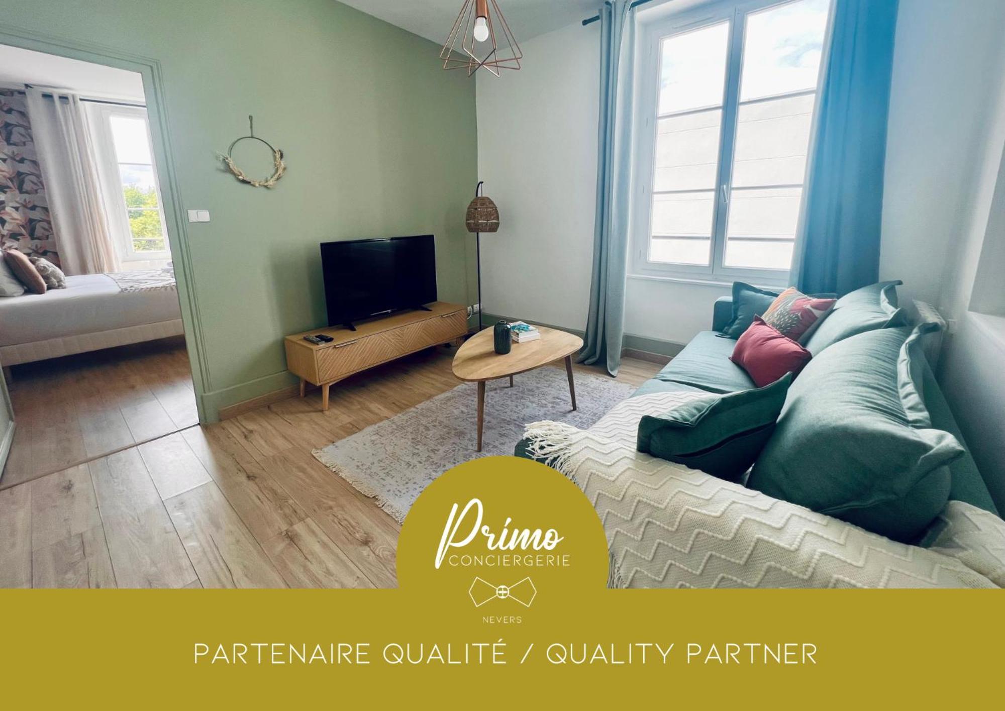 "Le Charleville", Superbe Appartement, Gare De Nevers, Service Premium By Primo C0Nciergerie Extérieur photo